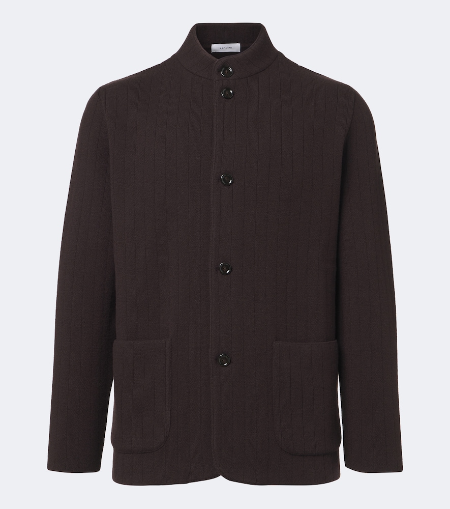 Gestrickter Blazer aus Wolle und Kaschmir
