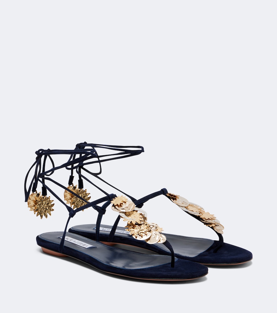 Sandali infradito Night Stars in suede