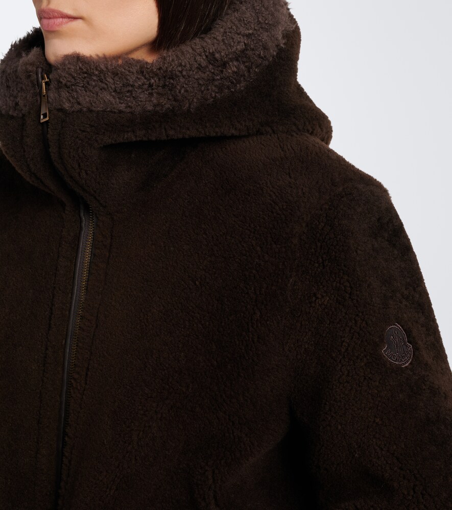 Leuctre Shearling-Trimmed Down Jacket