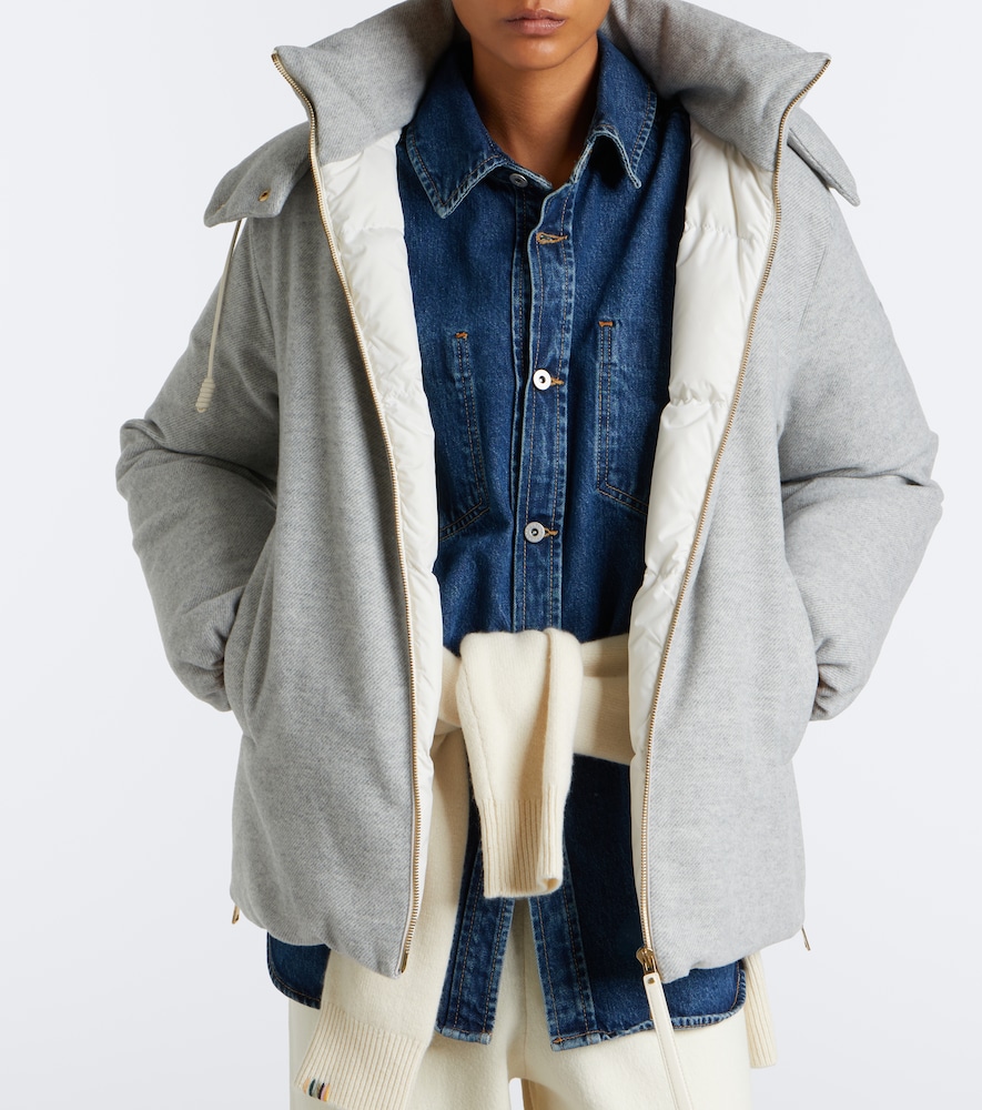 Vivante Wool And Cashmere Down Jacket