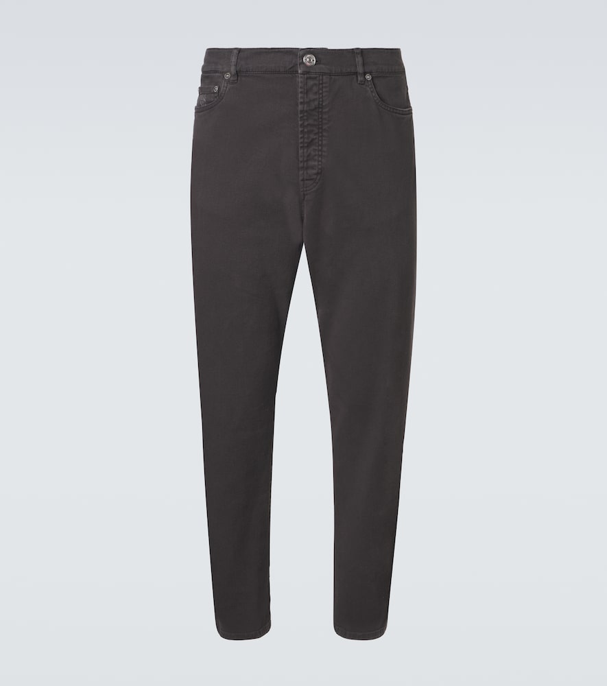 Brunello Cucinelli Men's Brown Mid-Rise Straight Jeans UK Size 42 - Mytheresa