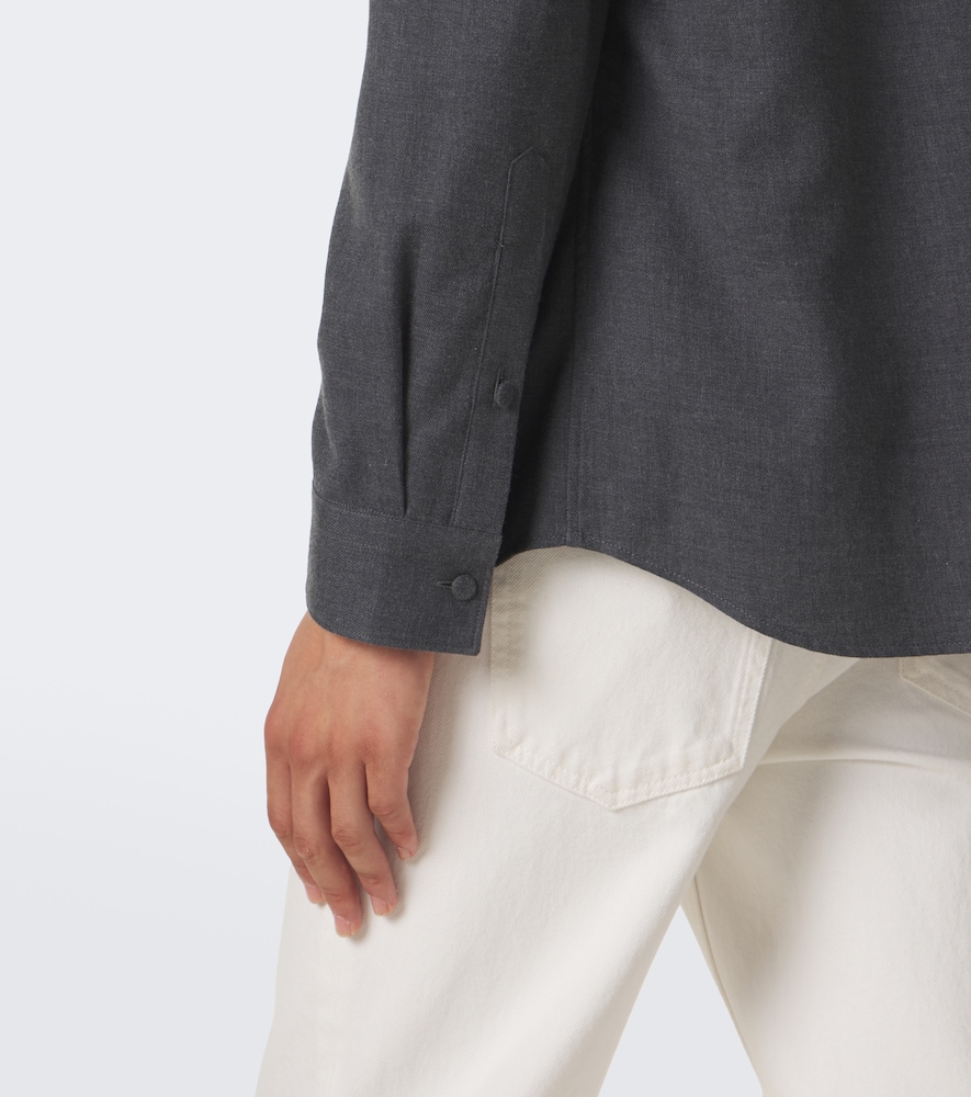 Abbe Cotton And Cashmere Shirt