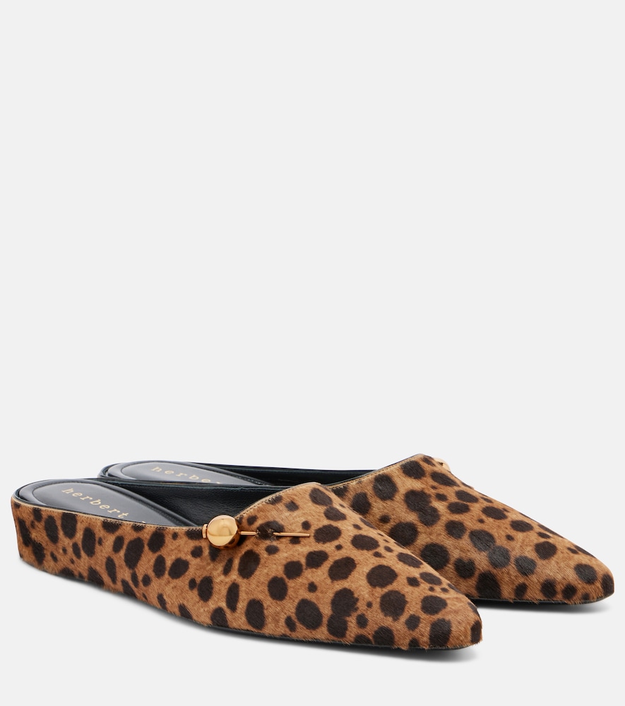 Slippers Sleep On It aus Kalbshaar