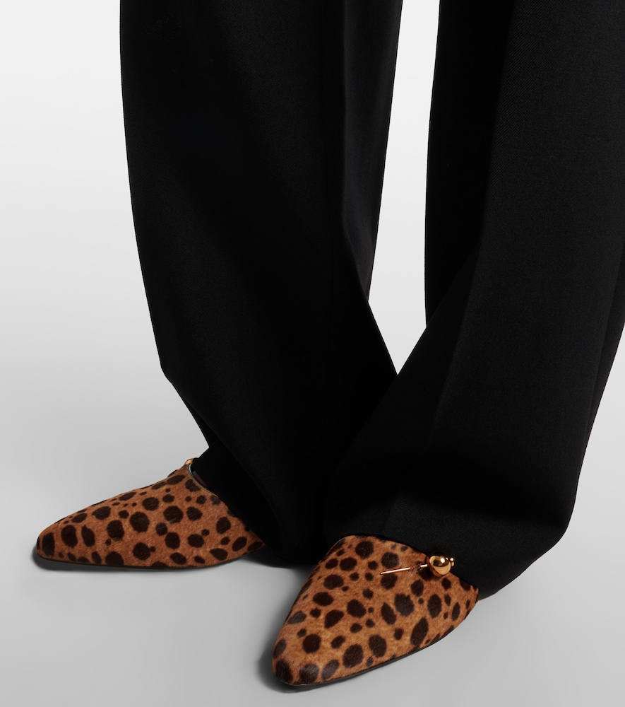 Sleep On It Cheetah-Print Mules