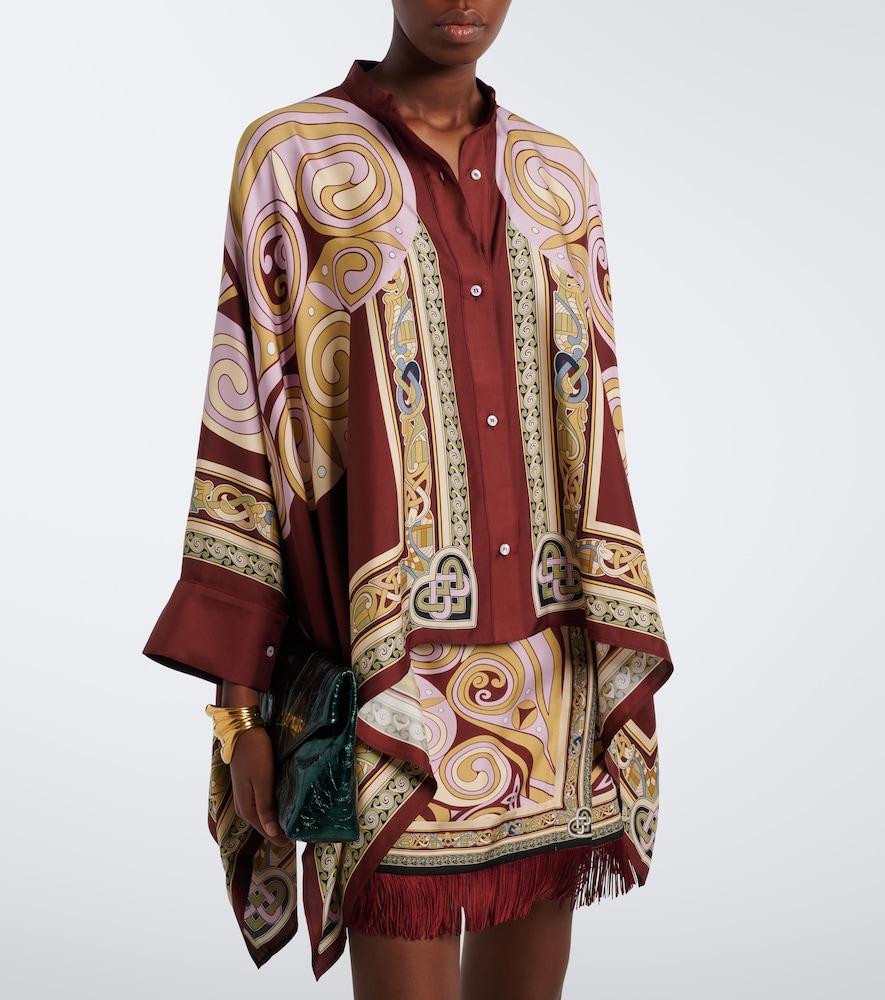 Foulard Printed Silk Twill Shirt