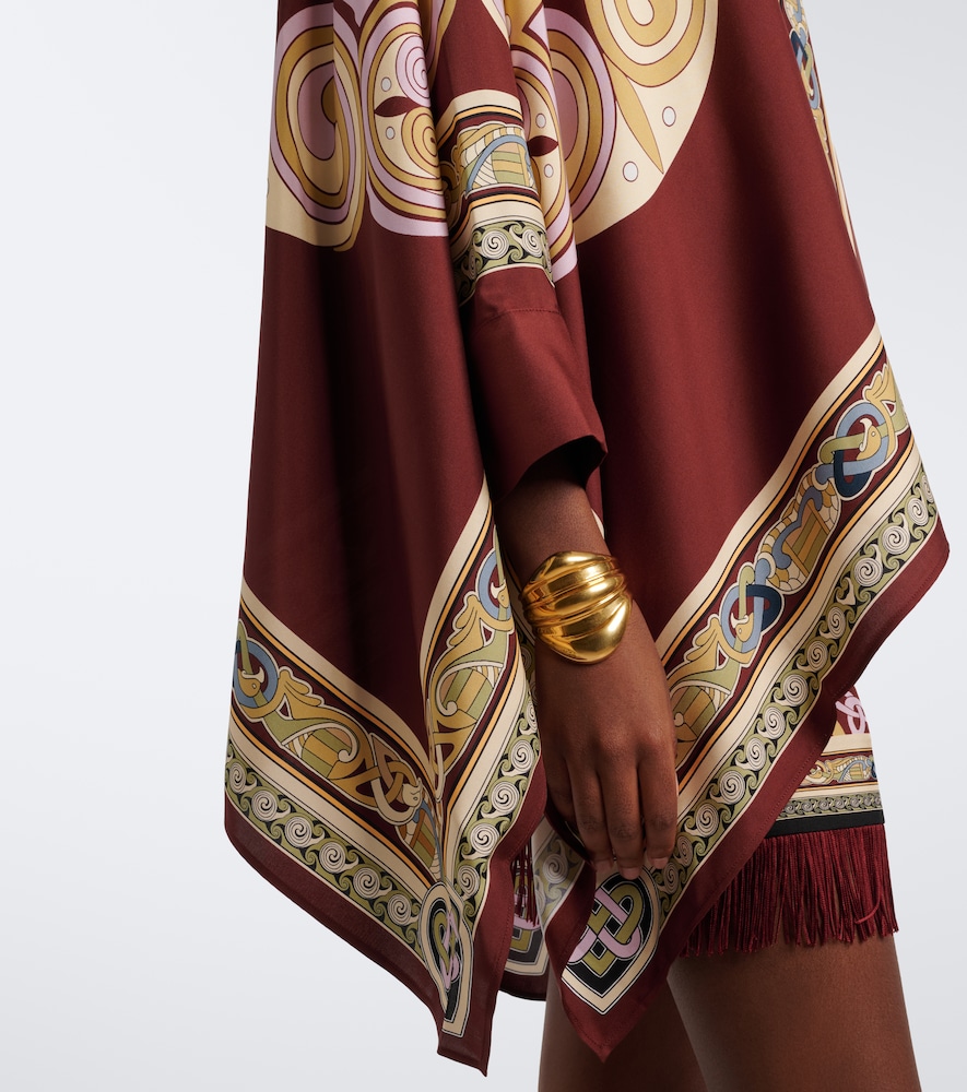 Foulard Printed Silk Twill Shirt