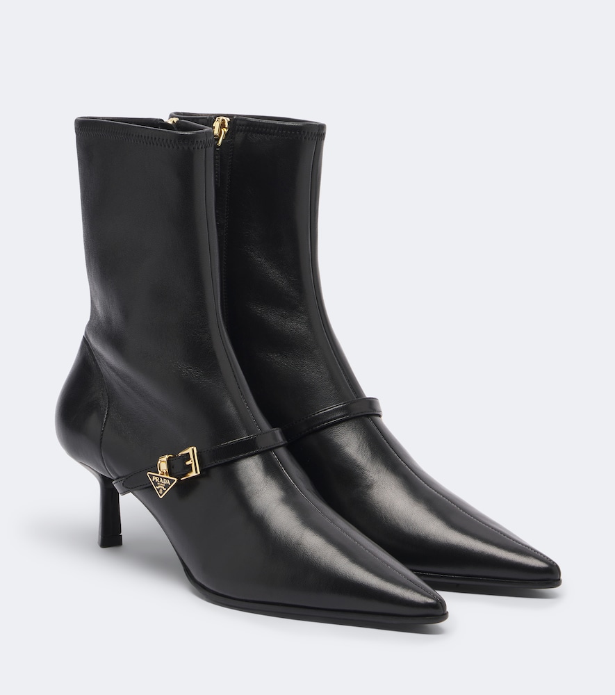 Ankle Boots aus Leder