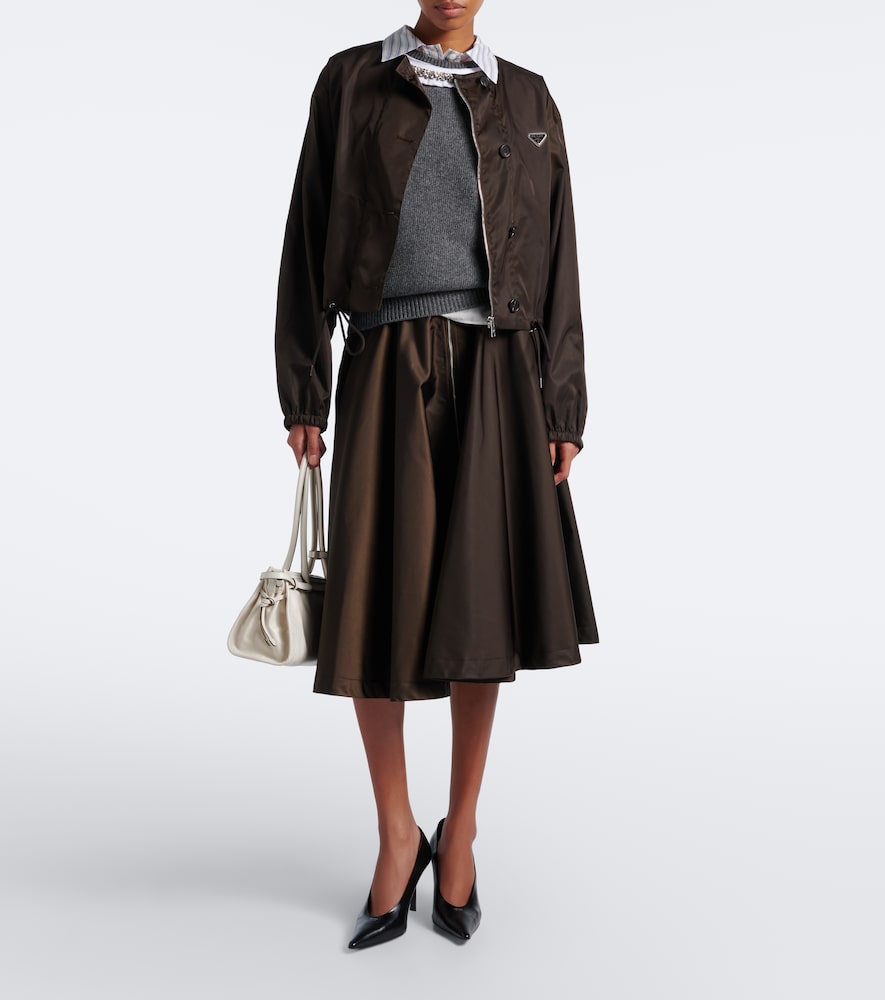 Re-Nylon Belted Midi