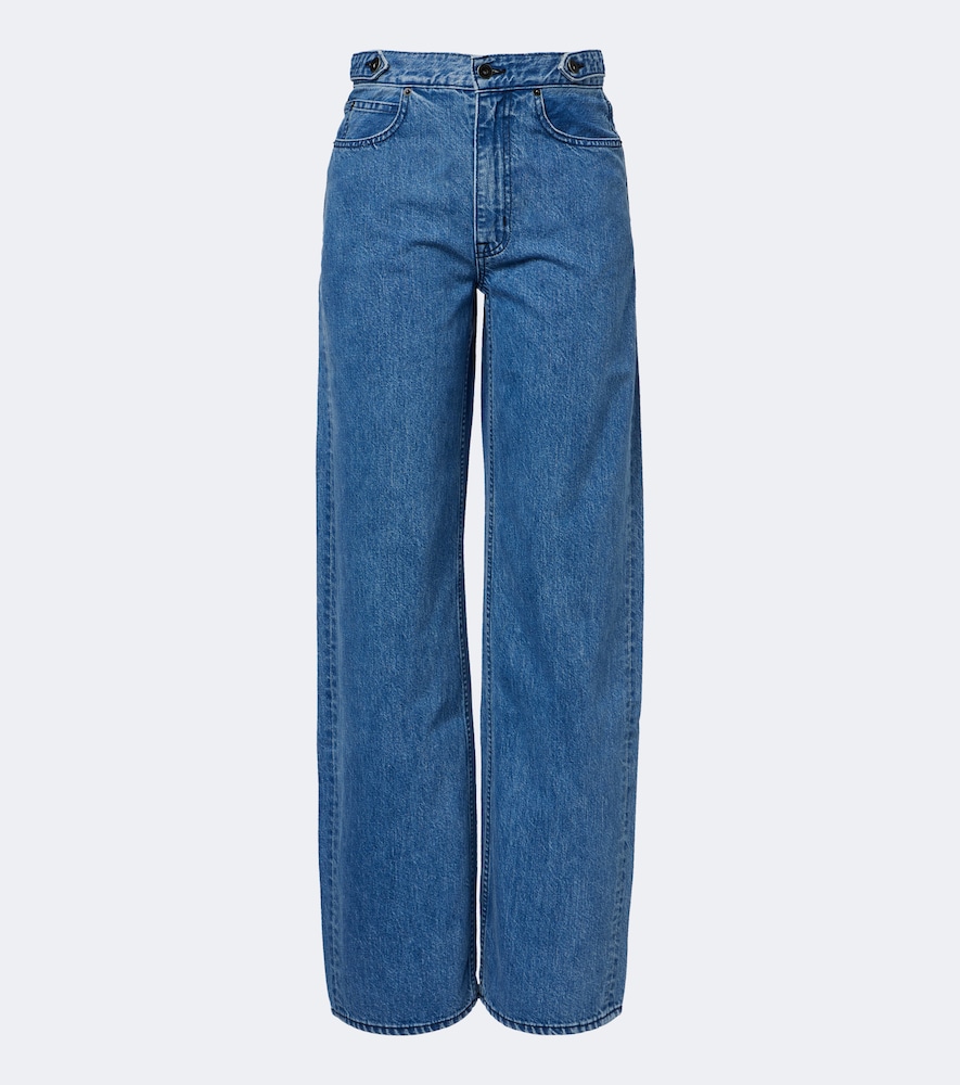 Jeans Cassie a gamba larga