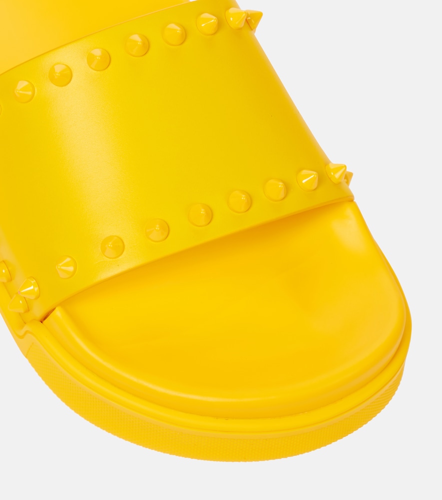  Christian Louboutin Christian Louboutin Pantoletten Pool Stud Mit Leder 