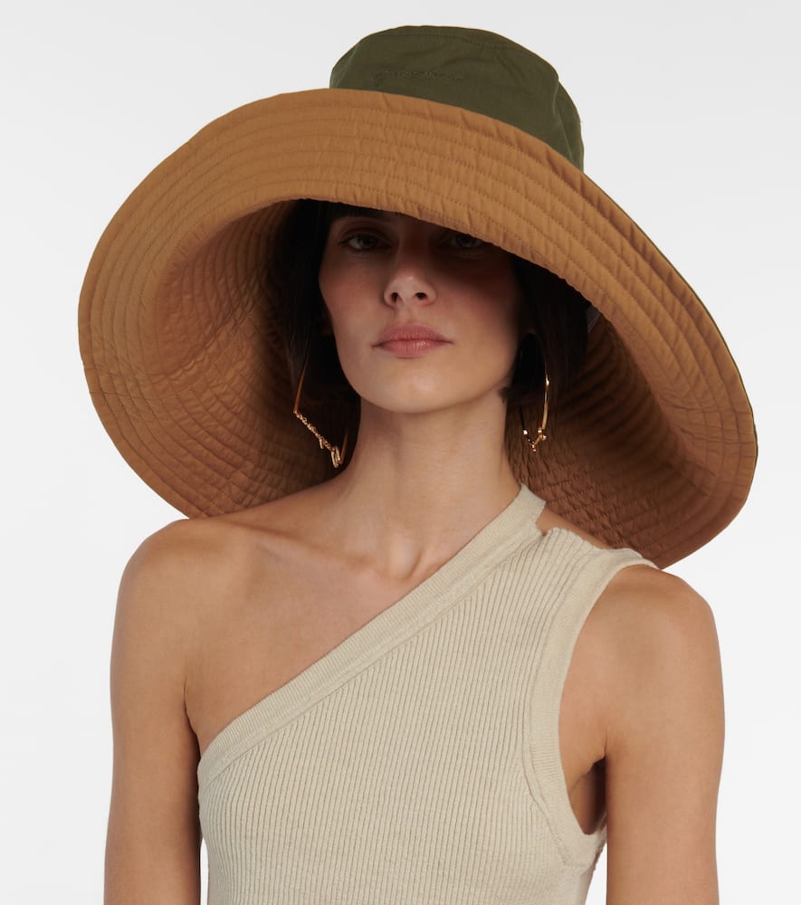 Shop Jacquemus Le Chapeau Lagrima Oversized Sun Hat In Beige