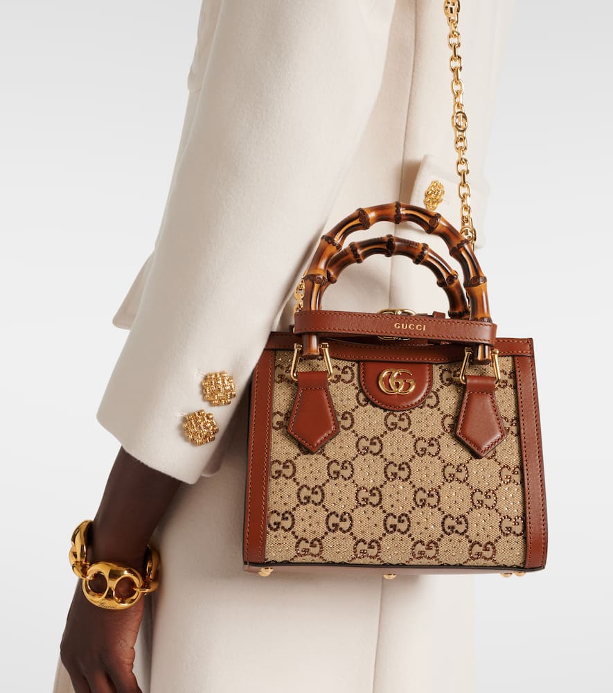 Gucci Diana Mini Gg Canvas Tote Bag In Cam.eb.smt.lt.co.t/p
