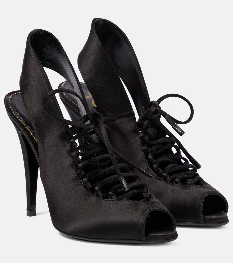 Tom Ford Corset 105 satin sandals