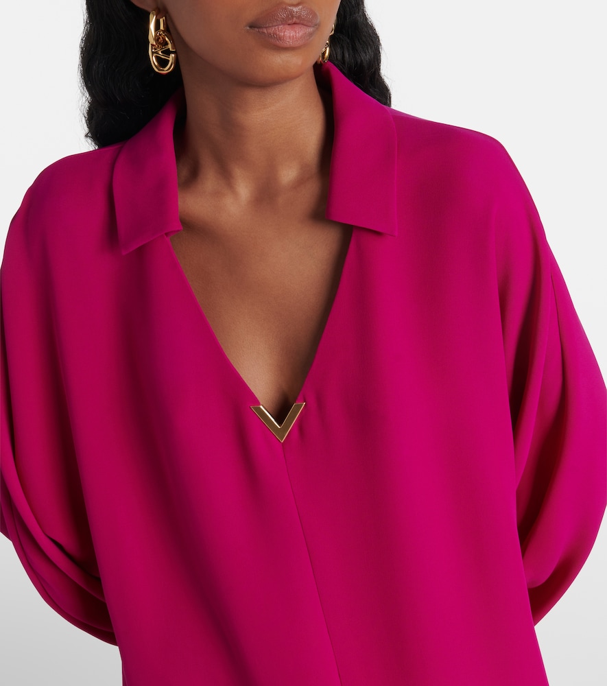  Valentino Valentino Robe Vgold Aus Cady Couture 