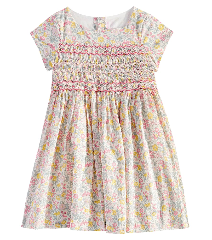 Bonpoint Duchesse Floral-print Cotton Dress In Multicoloured
