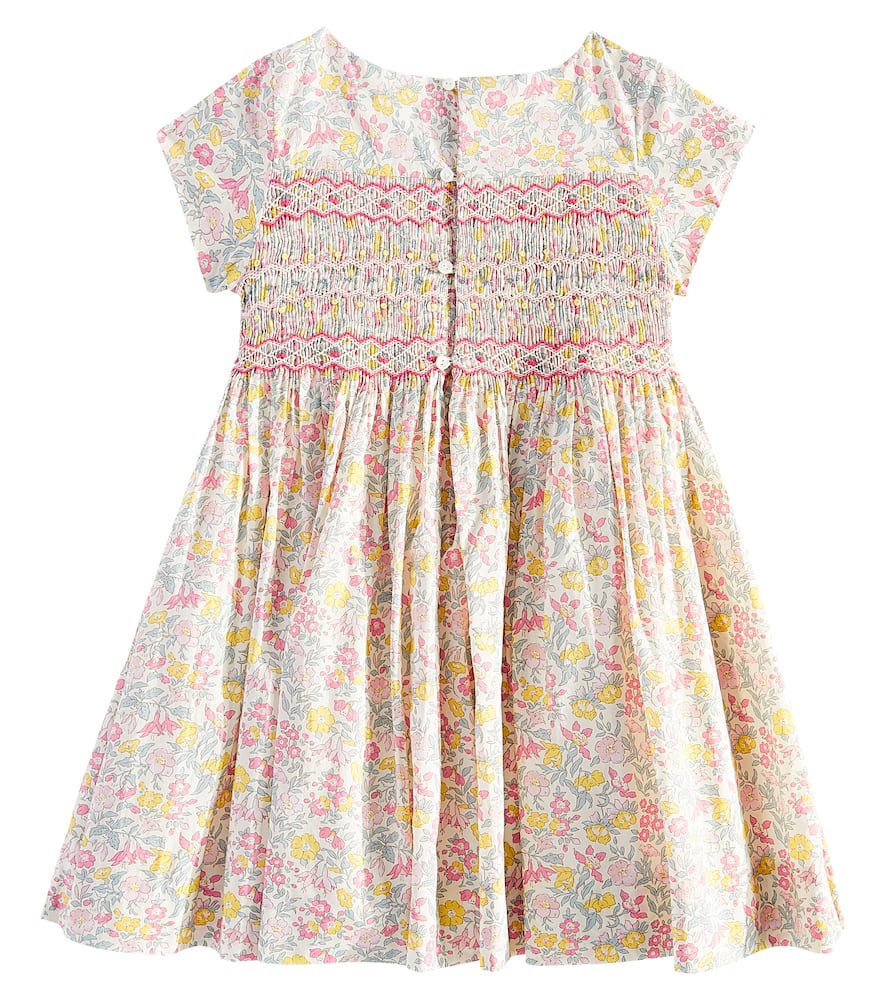 Bonpoint Duchesse Floral-print Cotton Dress In Multicoloured