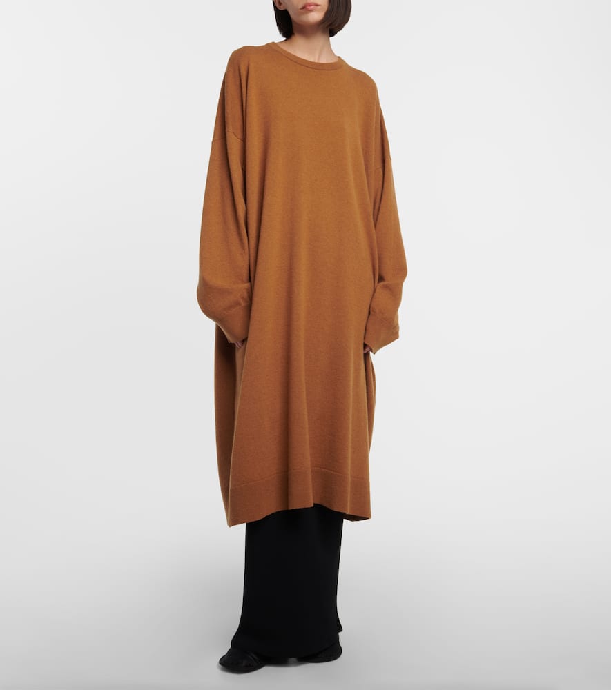 The Row Pulloverkleid Giustina Aus Kaschmir In Braun
