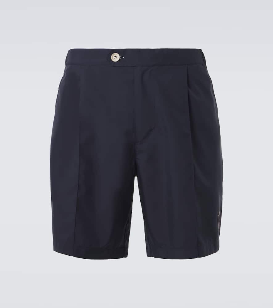 Mid-rise Bermuda shorts