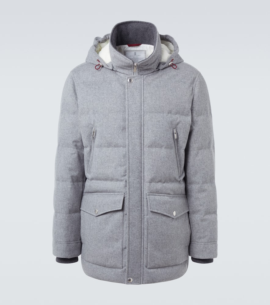 Padded wool jacket