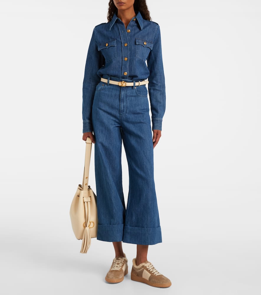Valentino Upvillage Suede And Corduroy Sneakers In Sand