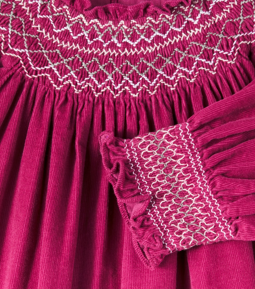  Tartine Et Chocolat Tartine Et Chocolat Besticktes Kleid Aus Samt 