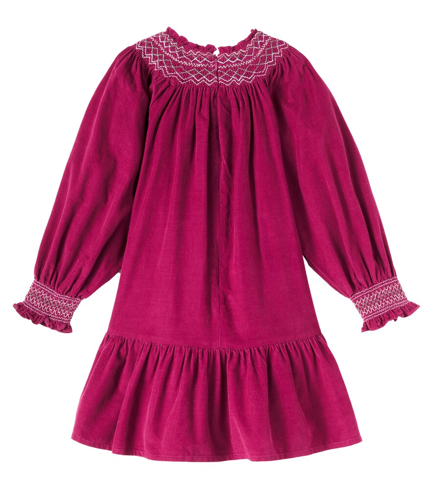 Tartine Et Chocolat Tartine Et Chocolat Besticktes Kleid Aus Samt 