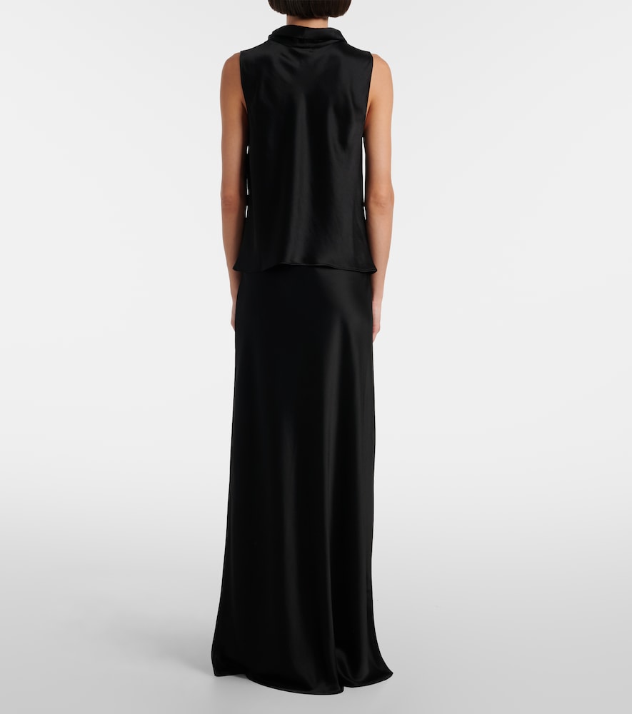  Leset Leset Barb Satin Top 