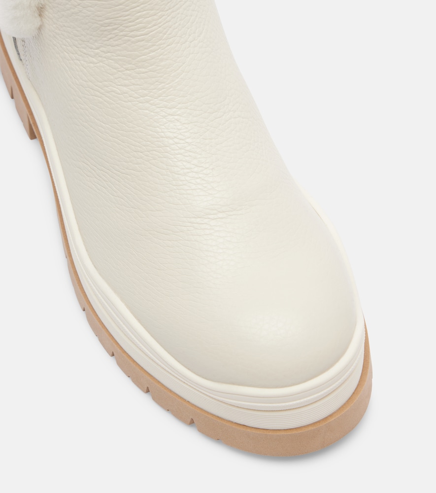  Bogner Bogner Arosa Shearling-lined Leather Ankle Boots 