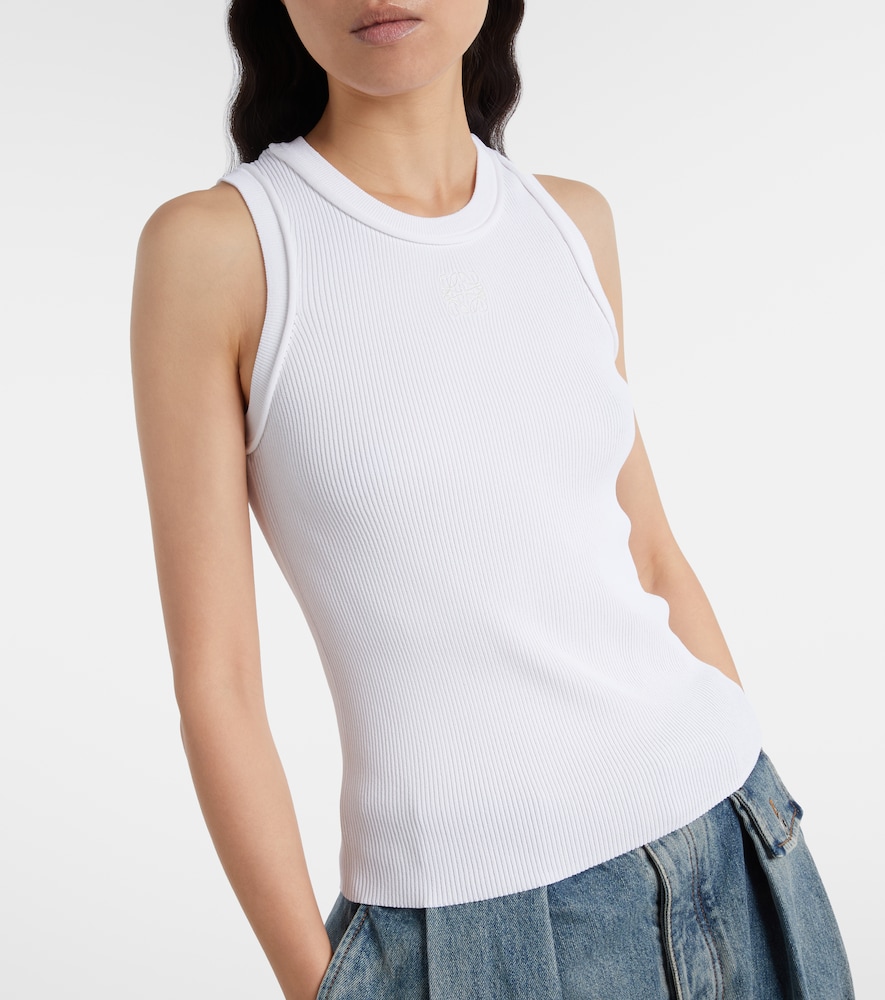Anagram Ribbed-Knit Tank Top