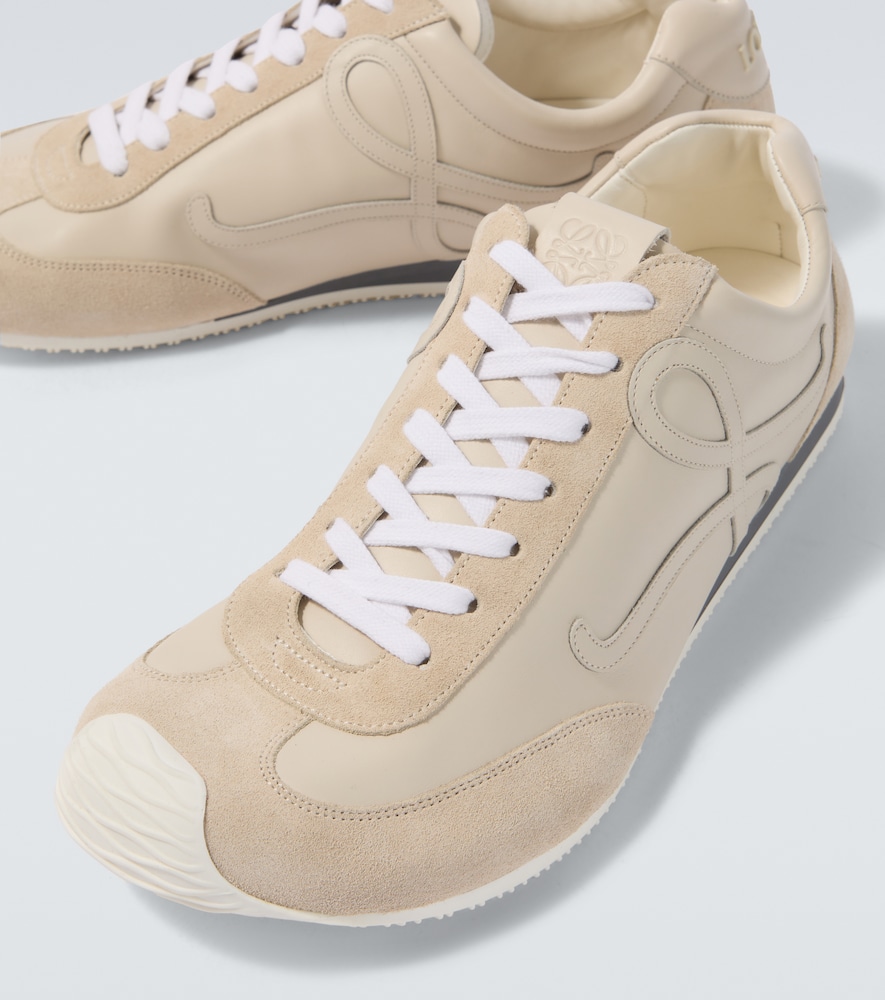  Loewe Loewe Zapatillas Ballet Runner 2.0 De Piel Con Ante 