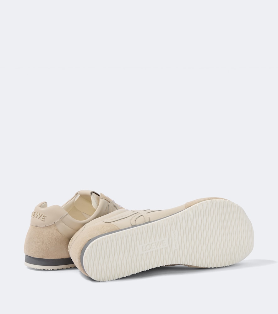  Loewe Loewe Zapatillas Ballet Runner 2.0 De Piel Con Ante 