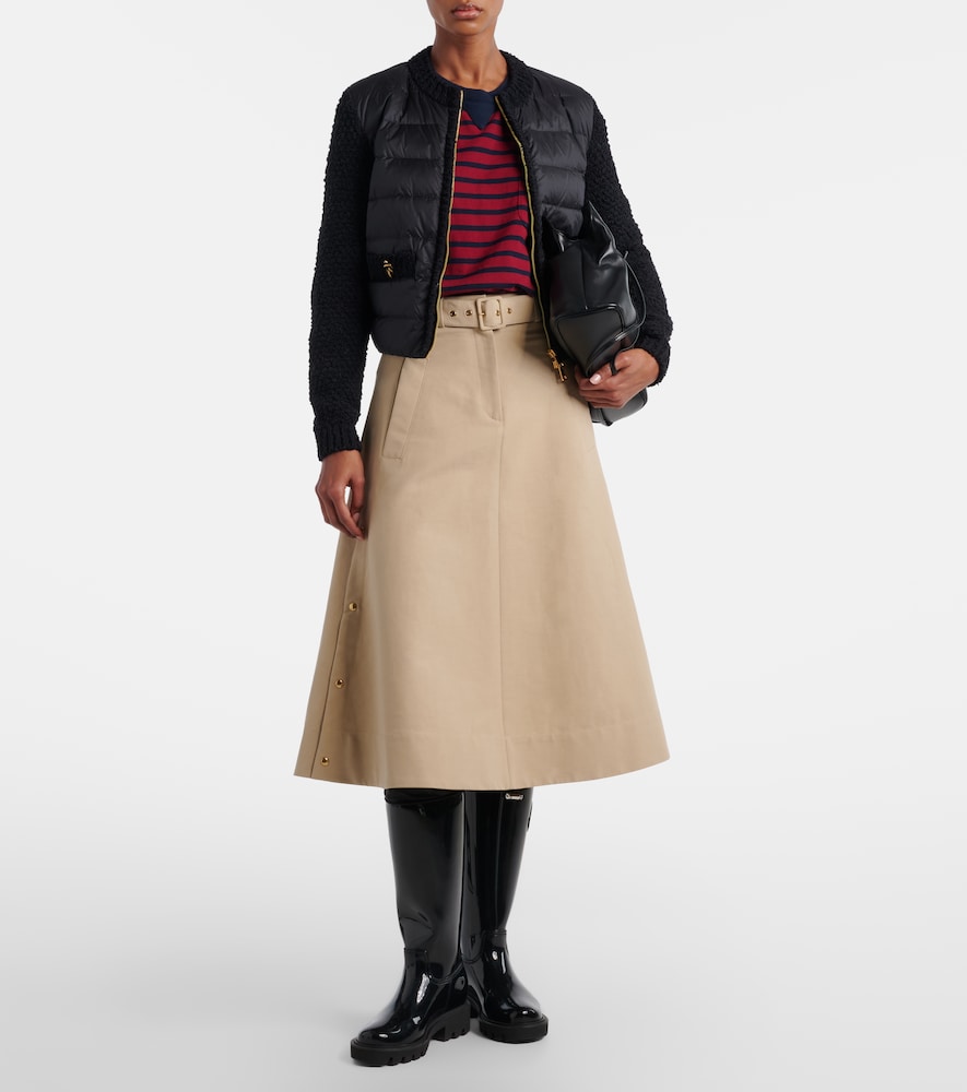  Moncler Moncler Daunenjacke Aus Bouclé 
