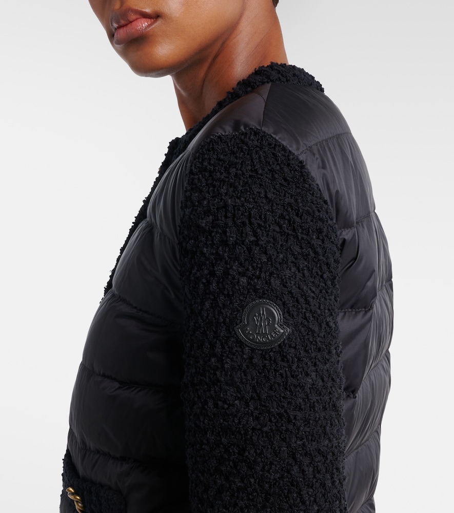  Moncler Moncler Daunenjacke Aus Bouclé 