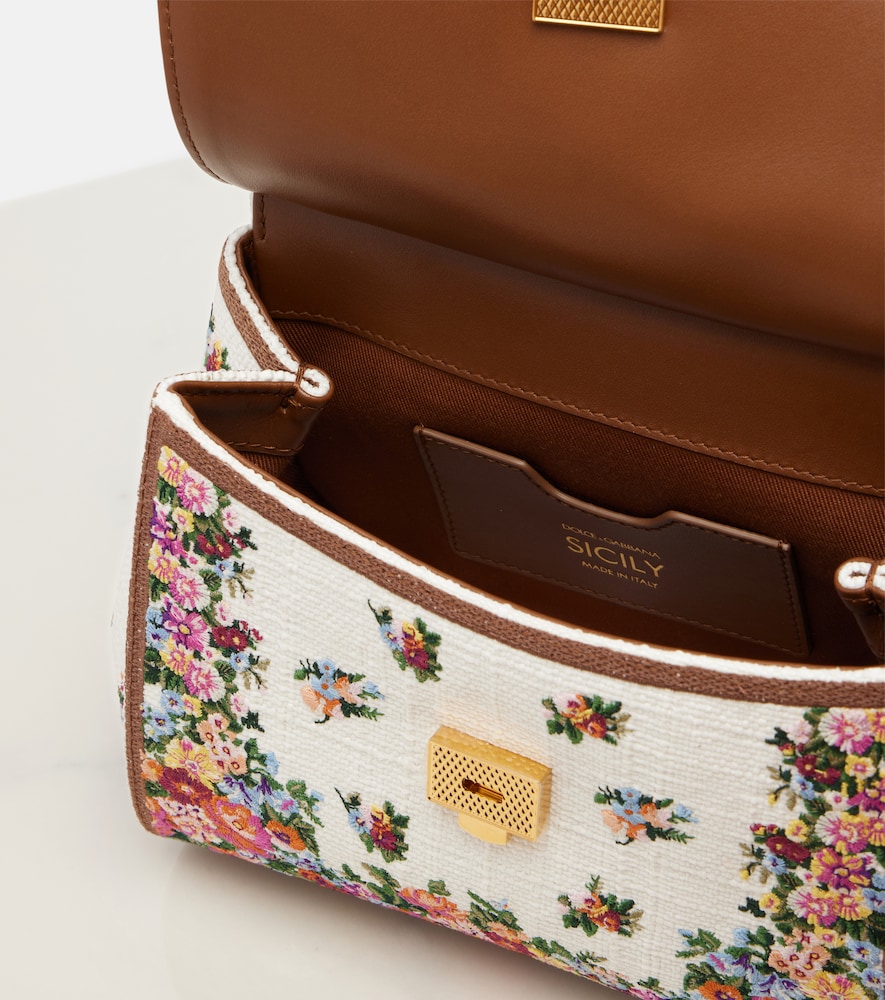  Dolce&gabbana Dolce&gabbana Henkeltasche Sicily Medium Mit Leder 