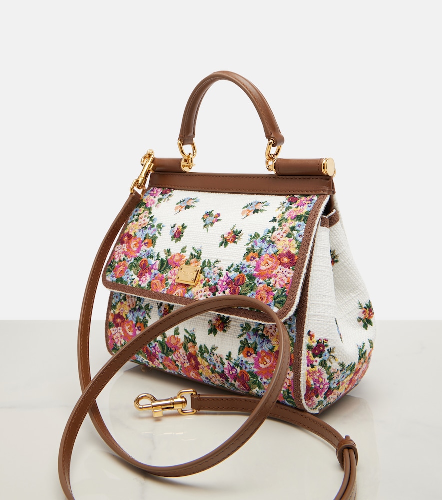  Dolce&gabbana Dolce&gabbana Henkeltasche Sicily Medium Mit Leder 