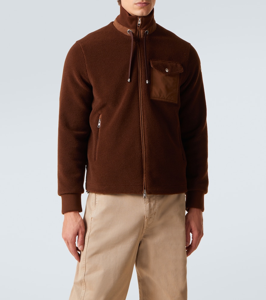  Moncler Moncler Cardigan Imbottito In Teddy 