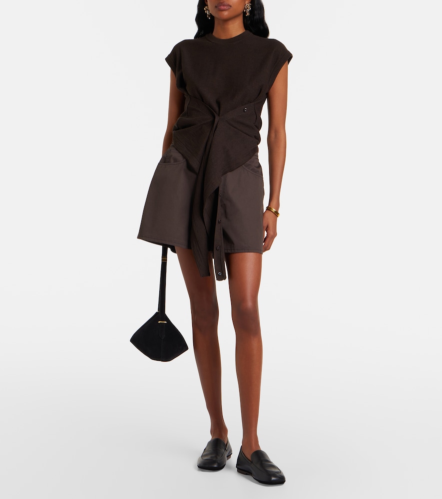 Lemaire Cotton twill shorts