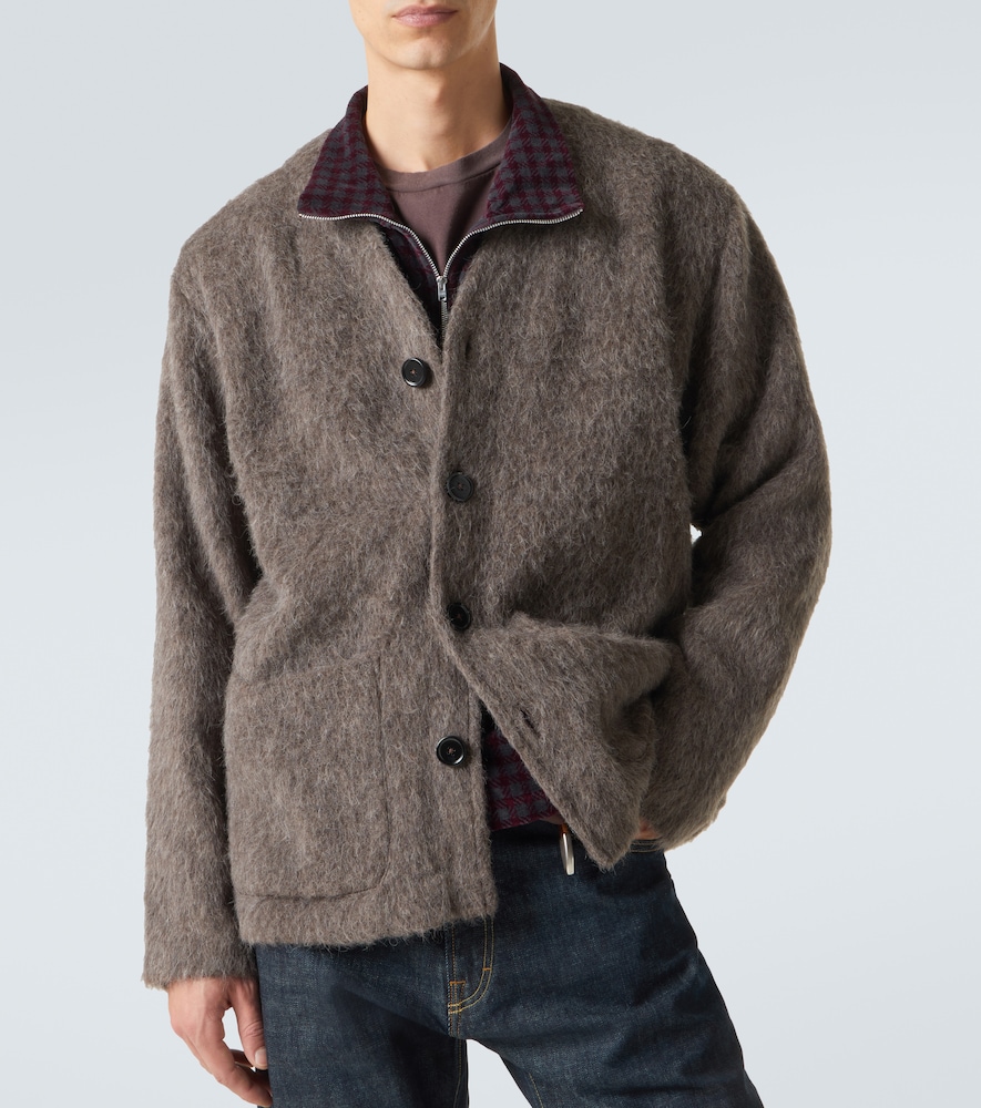  Our Legacy Our Legacy Cardigan Mit Leder 