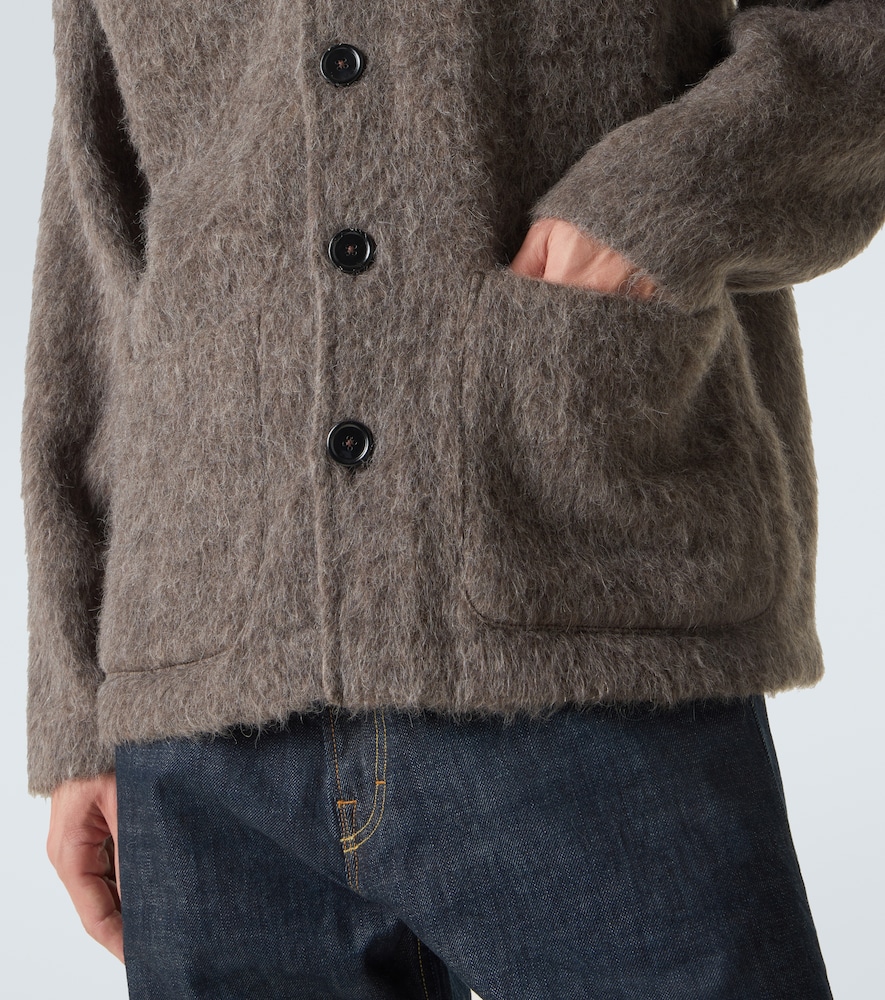  Our Legacy Our Legacy Cardigan Mit Leder 