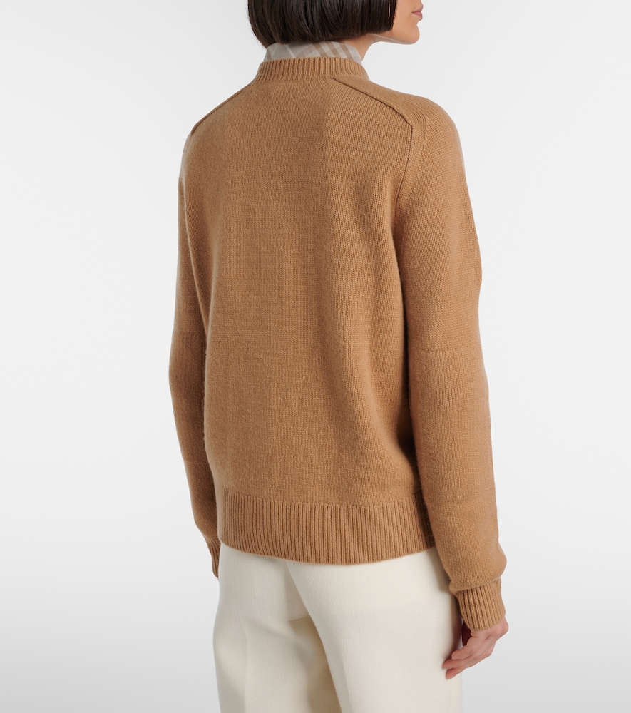  Burberry Burberry Ekd Cashmere-blend Cardigan 