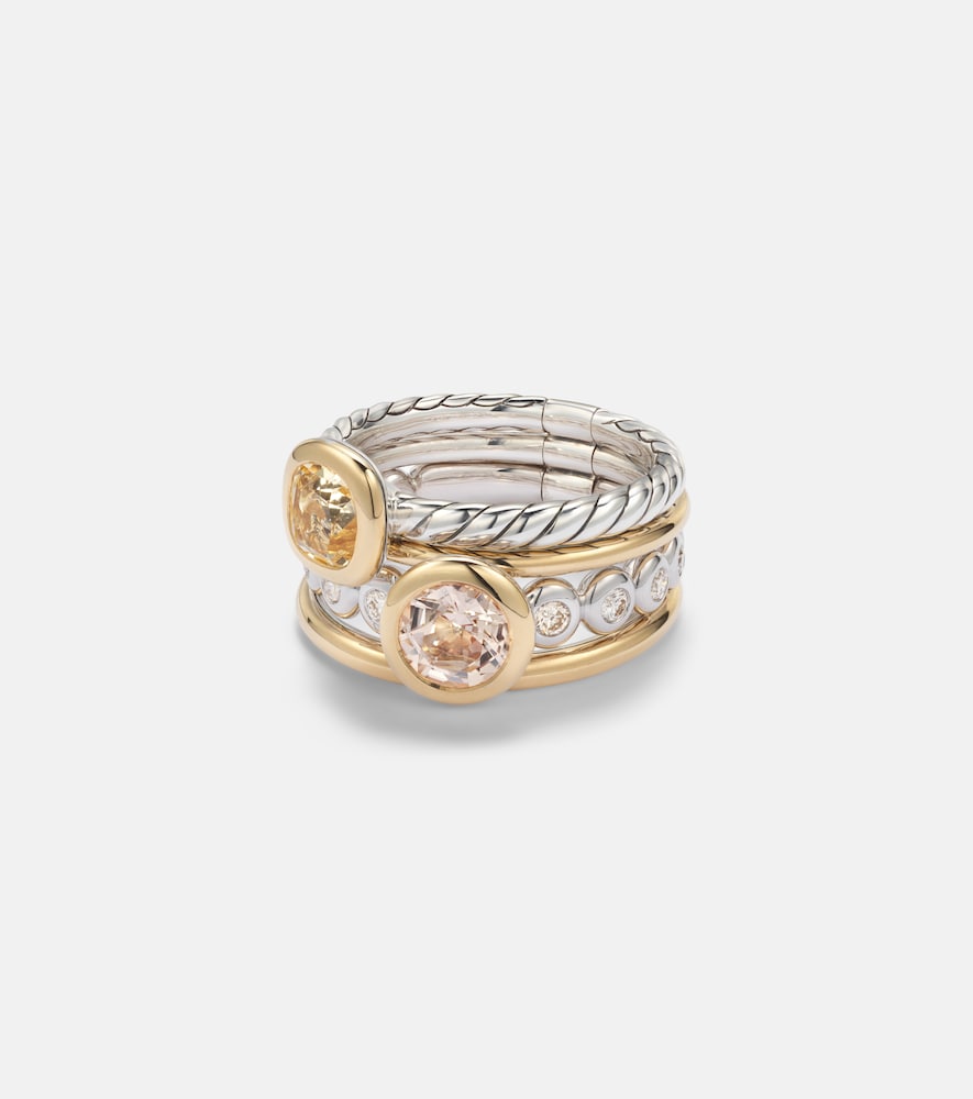 David Yurman DY Mercer 18kt gold and sterling silver ring with gemstones | Thumbnail 6 David Yurman DY Mercer 18kt gold and sterling silver ring with gemstones | Thumbnail 6