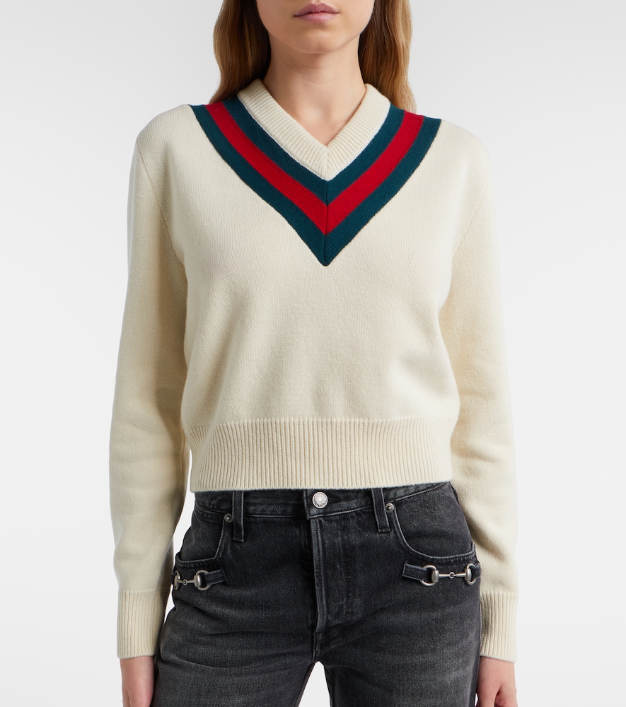  Gucci Gucci Jersey De Lana Con Web 