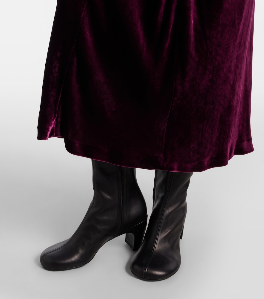 Dries Van Noten 65 leather ankle boots