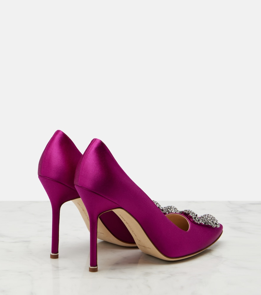 Hangisi Embellished Satin Pumps