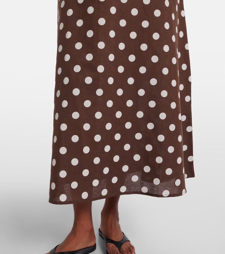  Asceno Asceno Maxikleid Tallin Aus Leinen Und Baumwolle 