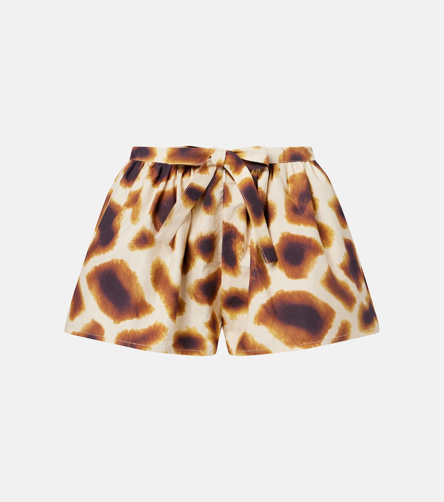 Christopher Esber Printed cotton shorts