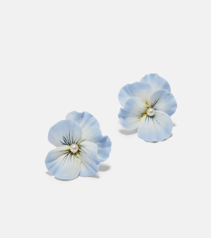  Jennifer Behr Jennifer Behr Viletta Floral Earrings 