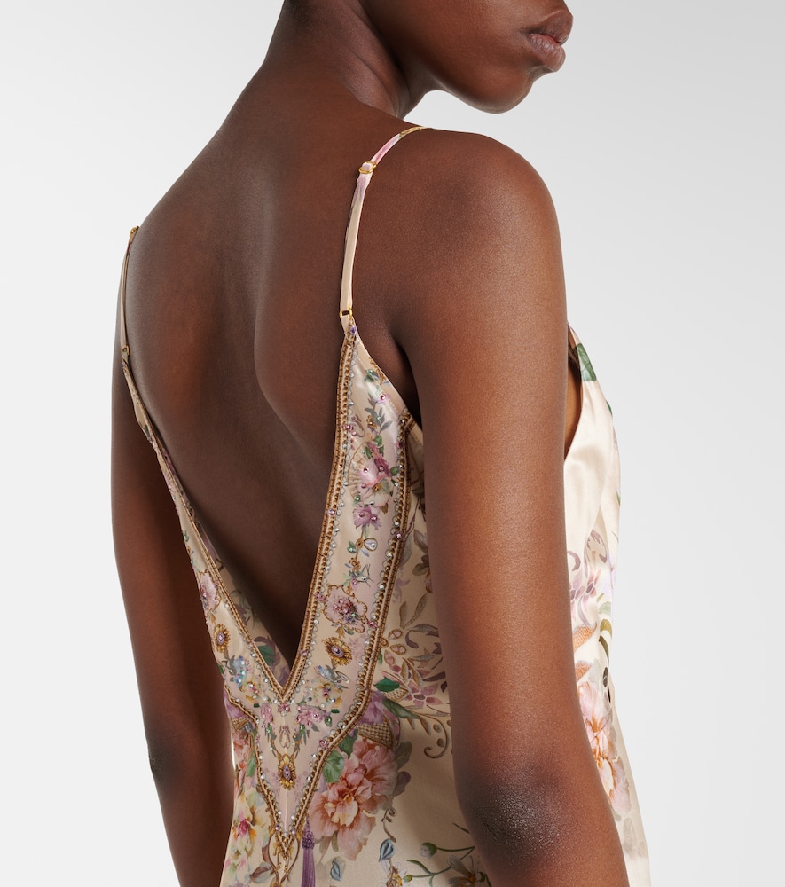  Camilla Camilla Verziertes Slipdress Aus Seide 