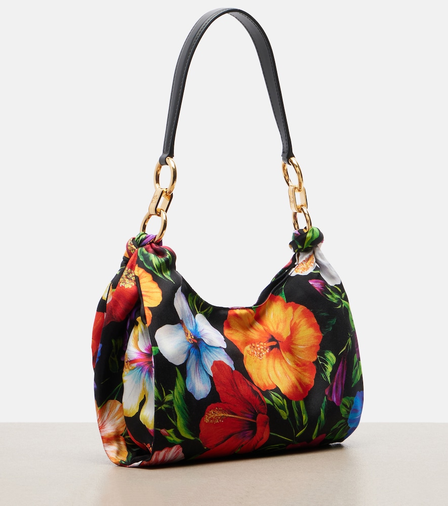 Dolce&gabbana Dolce&gabbana Small Floral Satin Shoulder Bag 