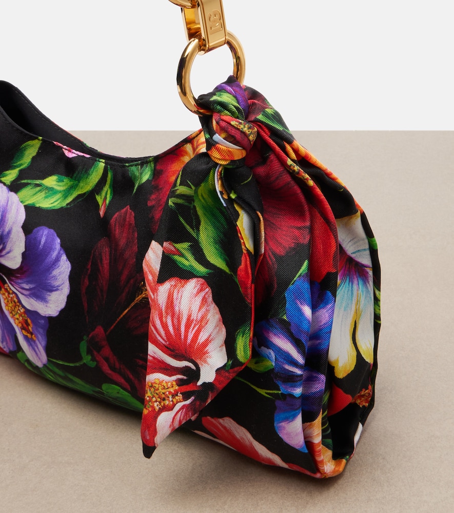  Dolce&gabbana Dolce&gabbana Small Floral Satin Shoulder Bag 